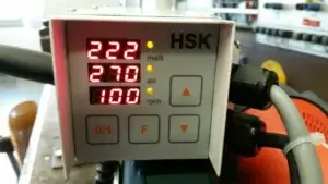 Handschweißextruder-HSK22-RSX-DATA Display